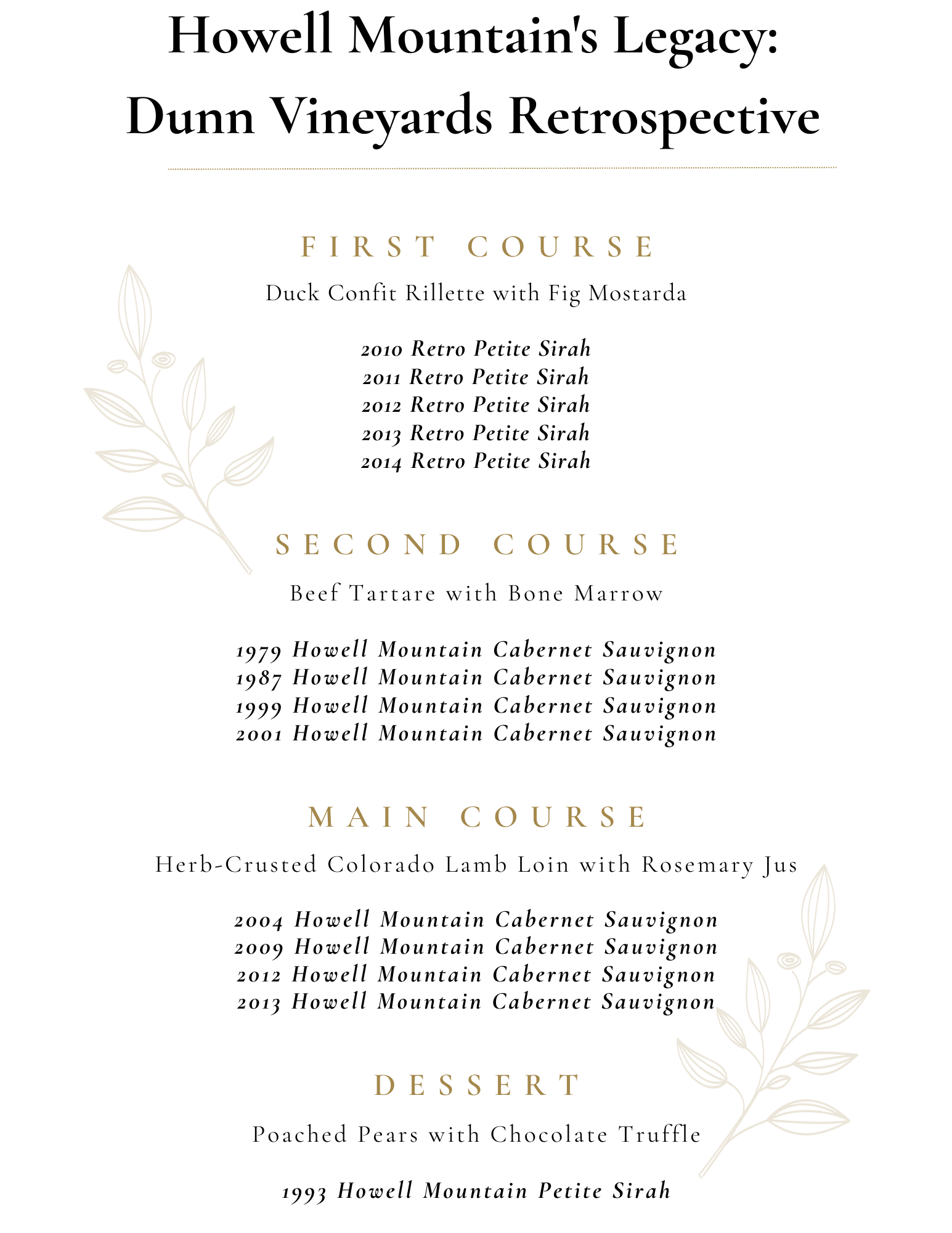 Howell Mountain's Legacy: Dunn Vineyards Retrospective