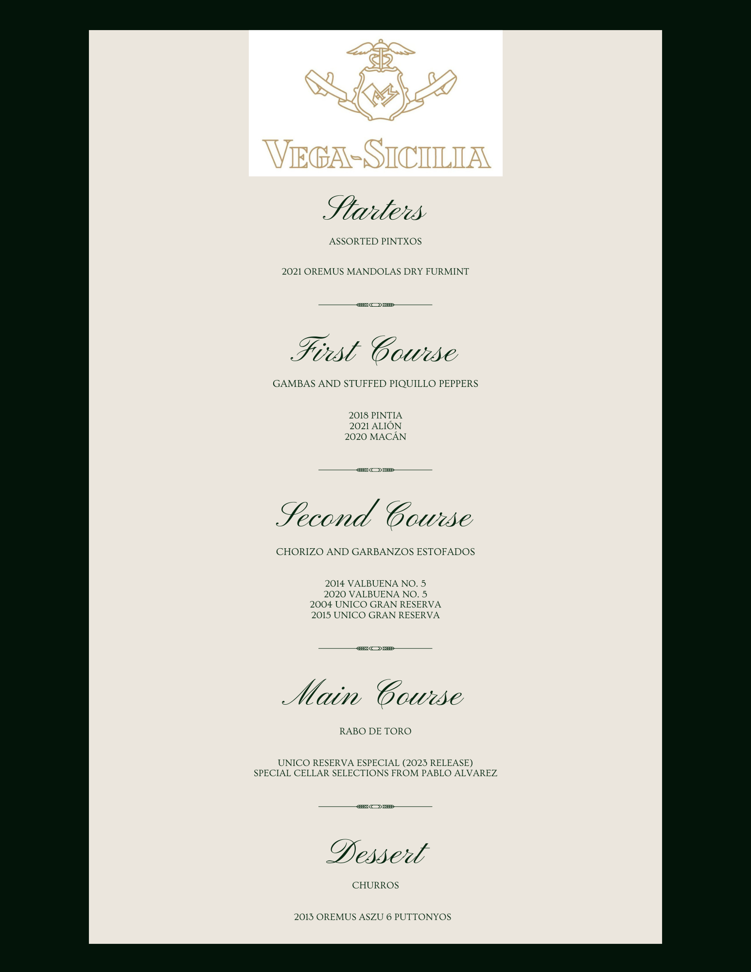 Vega Sicilia Masterclass with Pablo Alvarez