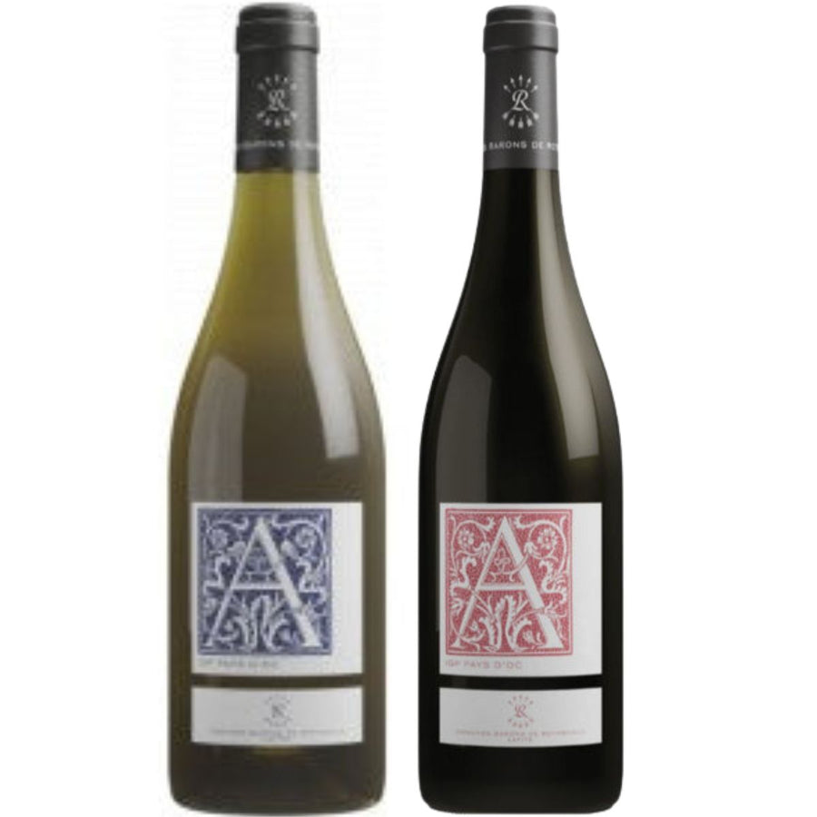 Chateau d'Aussieres Vin de Pas D'Oc Mixed Sampler 2021 Red, 2022 White
